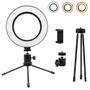 Imagem de Ring Light Mesa 6 Polegadas - Iluminador de Tripé com Suporte