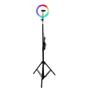 Imagem de Ring Light Rgb Colorido 10 Polegadas 26Cm Com Tripe 2 Metros