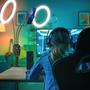 Imagem de Ring Light SEBIDER Dual 10 LED com Tripé e Suporte para Celular