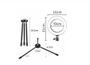Ring light tripe mesa iluminador de luz de led live selfie make Imagem de Ring light tripe mesa iluminador de luz de led live selfie make