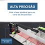 Imagem de Riscadeira Cortador Piso Guia Laser Rolamentada Profissional 100cm + Nfe