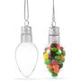Imagem de RN'D Toys Clear Fillable Ornaments - Shatterproof Plástico Transparente Artesanato Ornamento Bulb Decoração para DIY Natal Lâmpada Ornament Set - Pack de 24