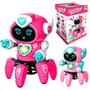 Imagem de Robô Aranha Dançarina Lady Face Som Luz Brinquedo Menina Rosa Dm Toys