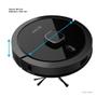 Imagem de Robô Aspirador Passa Pano KaBuM! Smart 900 - 5 Modos de Limpeza, Base 2 em 1, Mapeamento 3D, 127v Preto - KBSF009