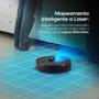 Imagem de Robo Aspirador Ropo Smart Laser Navegação a Laser, App, Google Asistent, Alexa, Varre Aspira e Passa Pano, Preto, Bivolt