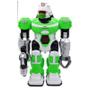 Imagem de Robô de Brinquedo com Luz e Som Verde Simula Combate