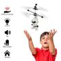 Imagem de Robo Mini Drone Brinquedo Voador Infravermelho Voa Verdade