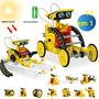 Imagem de Robô Solar Infantil 12 em 1 - Kit de Construção DIY para Experimentos Científicos