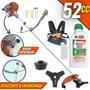 Imagem de Roçadeira Com Óleo Stihl RL520AC-G2 Tekna Á Gasolina 2T 52cc 2HP Máquina Lateral de Cortar Grama Completa com Lâmina 3 Pontas + Carretel de Nylon Ideal Para Manutenção e Limpeza de Rodovias