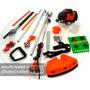 Imagem de Roçadeira Multifunções 4x1 43cc RM-MT430 Siga Tools + Enxada Rotativa cor: laranja cor: laranja