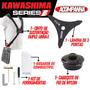 Imagem de Roçadeira Profissional KW52-LE Kawashima Serie E À Gasolina 52cc 2T Com Acessórios Alto Rendimento