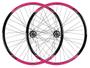 Imagem de Roda 29 vzan vnine 36f preto com rosa neon com cubos k7