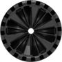 Imagem de Roda 3,20X8 Pneu Macico Pro Flexborder ''Eixo Universal'' 100650