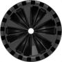 Imagem de Roda 3,20X8 Pneu Macico Pro Flexborder ''Eixo Universal'' 100650