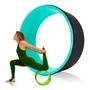 Imagem de Roda Anel Pilates Yoga PY Magic Wheel Flow Circle Arco Exercícios Verde com Preto