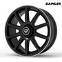 Imagem de Roda Aro 17"X6" Daimler Preto Diamantado Furação 4X100/4X108