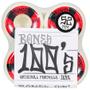 Imagem de Roda Bones 100 Og Formula V5 100a Branco/Preto/Vermelho