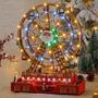 Imagem de Roda Gigante Natal Natalina Led Som Movimento Iluminaçao Luxo Cenario Musical Decoraçao Festa Mesa Casa Trabalho Enfeite Celebraçao