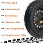 Imagem de Roda Para Carrinho De Mão Completa Com Aro Pneu E Câmara 3.25" x 8"