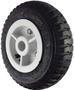 Imagem de Roda Pneumática 250x4 PP Furo Passante 7/8" Carrinho de Caiaque, Praia, Piscina - P250X4PF