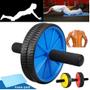 Imagem de Roda Rodinha Rolo Para Exercícios Abdominal Lombar Ombros Treino Em Casa Academia Fitness com postagem rapida 