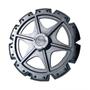 Imagem de Roda Tipo Castanha P/ Frigorifico Alumínio e Aço Inox 485mm