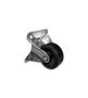 Imagem de Rodinha 75mm Ferro com Borracha 3 Polegadas com Placa Fixa