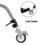 Imagem de Rodinhas Para Tripé Iluminação Inox C-stand Greika 25mm