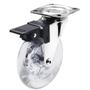 Imagem de Rodizio De Silicone Giratorio 50Mm Com Freio Hardt