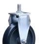 Imagem de Rodízio fixo 3" PVC espiga - FLE.312.BP.FP - Colson