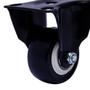 Imagem de Rodizio Fixo Roda de 50mm Preto Com Rolamento Duplo