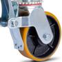 Imagem de Rodízio giratório para andaime com freio 6" PU - GLEF.62.PF.E - Colson