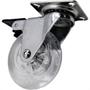 Imagem de Rodizio Silicone Gold Base Giratoria Com Trava 75Mm