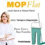 Imagem de Rodo Flat MOP Balde Lava Seca 1 Refil Extra Revolução na Limpeza Rodo Profissional Para Limpeza Escritórios Casas Apto