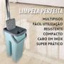 Imagem de Rodo Flat Mop E Balde Lava E Seca Com 2 Refil Sortido