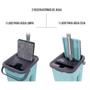Imagem de Rodo Flat Mop e Balde Lava e Seca Profissional com 2 Refis