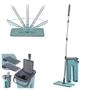 Imagem de Rodo Flat Mop e Balde Lava e Seca Profissional com 2 Refis