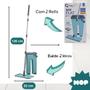 Imagem de Rodo Flat Mop E Balde Lava E Seca Rapido Profissional Com 2 Refil