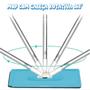 Imagem de Rodo Flat Mop Esfregão 360º 2 Refil Microfibra Com Balde Multiuso