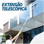 Imagem de Rodo Limpa Vidros com Cabo Extensor Telescópico de 4,5 metros