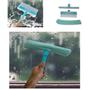 Imagem de Rodo mop limpa vidros kit limpador janelas portas profissional com acessorios sacada micro fibra