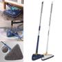 Imagem de Rodo Triangular Giratório Com 2 Refil Limpeza