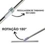 Imagem de Rodo Vassoura Silicone Cabo Extensor