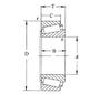 Imagem de Rolamento de Rolos Conicos 387A-382A - 50,800x88,900x20,638mm