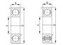 Imagem de Rolamento Rígido de Esfera 6308-2RSC3 40x90x23mm