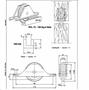 Imagem de Roldana Fermax Rol70-042 Com rolamento Peso 100kg Linha Madeira