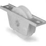 Imagem de Roldana Nylon Jocec ''V'' Com Suporte Aberto Em Aluminio 60Mm A10101