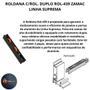 Imagem de Roldana porta janela aluminio c/rolamento duplo rol-439 zamac kit 2 pcs