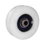 Imagem de Roldana Roda Em Nylon de 3" Polegadas Com Eixo de 5/8" Com Canal U Para Portão de Correr