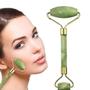 Imagem de Rolinho Massageador Facial de Pedra Jade Anti Stress